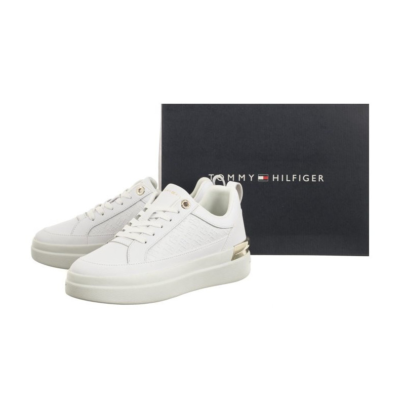 Tommy Hilfiger Lux Court Sneaker Monogram FW0FW07808 YBS (TH1014-a) sports Shoes