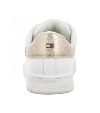 Tommy Hilfiger Low Cut Lace-Up Sneaker T3A9-33200-1355 X048 White/Platinum (TH1037-b) sports Shoes