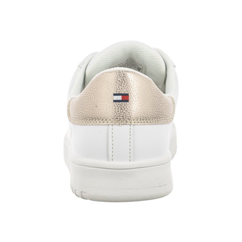 Tommy Hilfiger Low Cut Lace-Up Sneaker T3A9-33200-1355 X048 White/Platinum (TH1037-b) sports Shoes