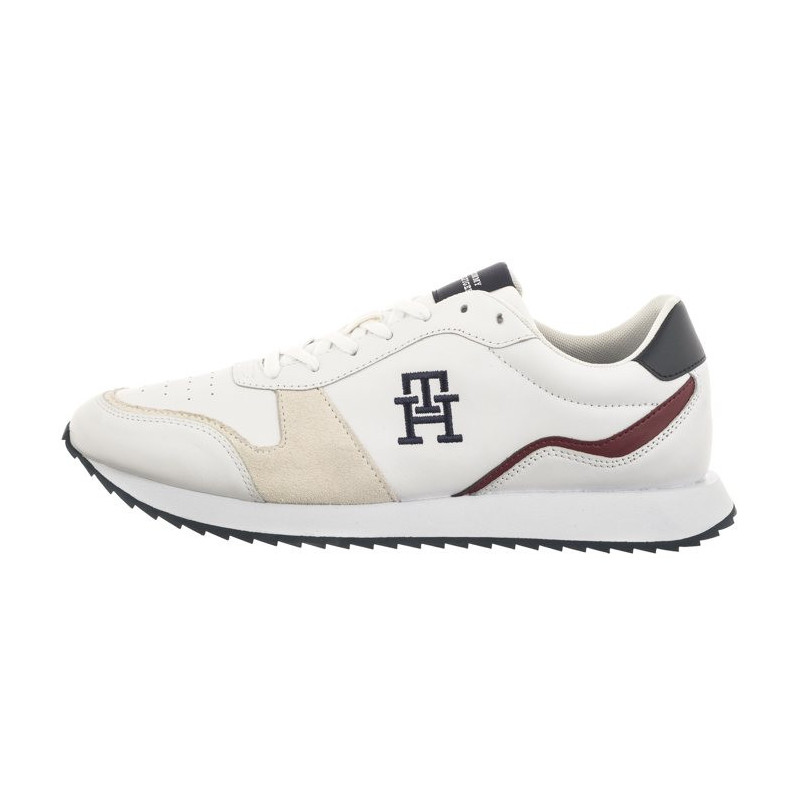 Tommy Hilfiger Runner Evo Lth Mix White FM0FM04959 YBS (TH1017-b) sports shoes