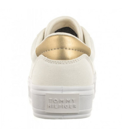 Tommy Hilfiger Essential Vulc Canvas Sneaker White FW0FW07682 YBS (TH1033-a) sports Shoes