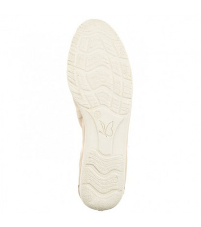 Caprice Kremowe 9-22152-42 450 Cream Comb (CP395-a) ballerinas