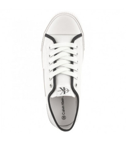 Calvin Klein Low Cut Lace-Up Sneaker V3X9-80873-0890 100 White (CK467-a) shoes