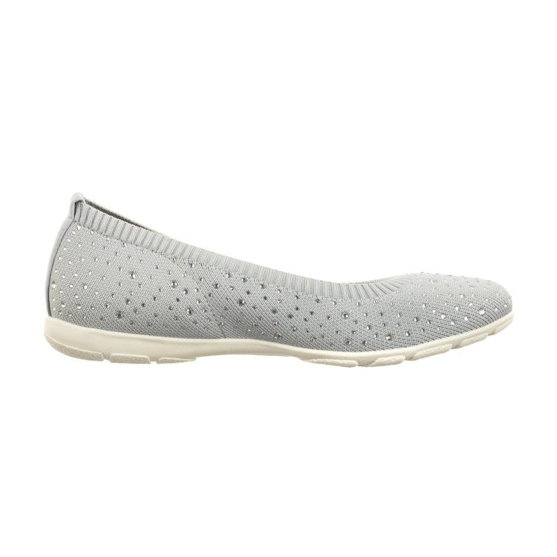 Caprice Szare 9-22107-42 270 LT. Grey Knit  (CP397-b) ballerinas