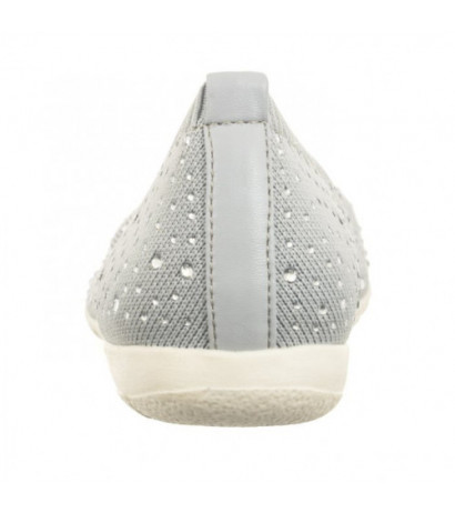 Caprice Szare 9-22107-42 270 LT. Grey Knit  (CP397-b) ballerinas