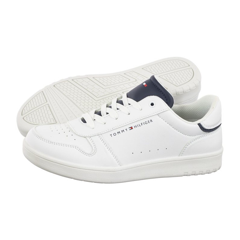 Tommy Hilfiger Low Cut Lace-Up Sneaker T3X9-33349-1355 X336 White/Blue (TH1038-a) sports Shoes