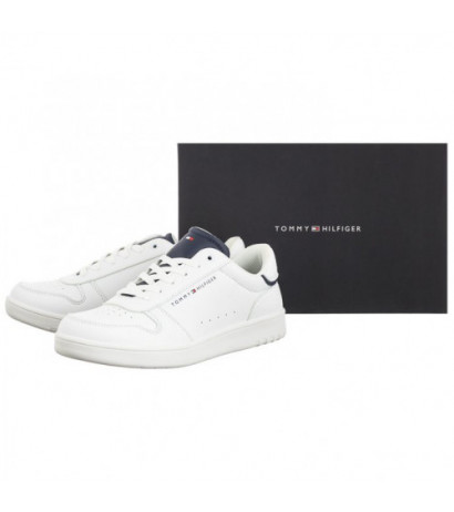 Tommy Hilfiger Low Cut Lace-Up Sneaker T3X9-33349-1355 X336 White/Blue (TH1038-a) sports Shoes