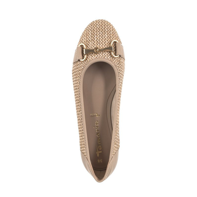 Tamaris Beżowe 1-22112-42 341 Taupe (TM474-a) ballerinas