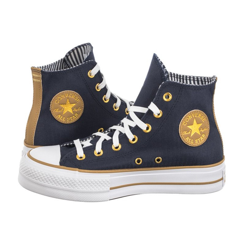 Converse CTAS Lift Hi Obsidian/White/Trek Tan A08860C (CO655-a) shoes