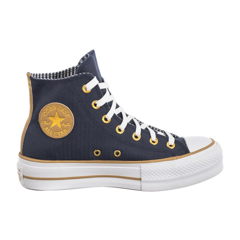 Converse CTAS Lift Hi Obsidian/White/Trek Tan A08860C (CO655-a) shoes