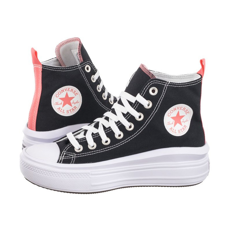 Converse CTAS Move Hi Black/Pink Salt/White 271716C (CO653-a) shoes