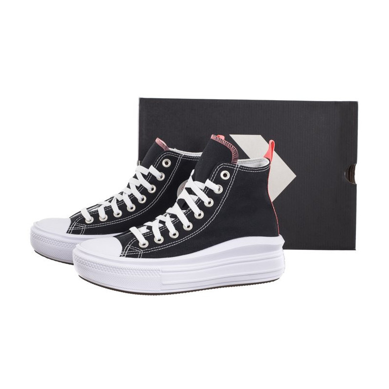 Converse CTAS Move Hi Black/Pink Salt/White 271716C (CO653-a) shoes