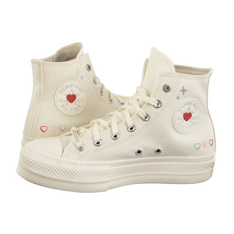 Converse CTAS Lift Hi Egret/Fever Dream/Egret A09114C (CO652-a) shoes