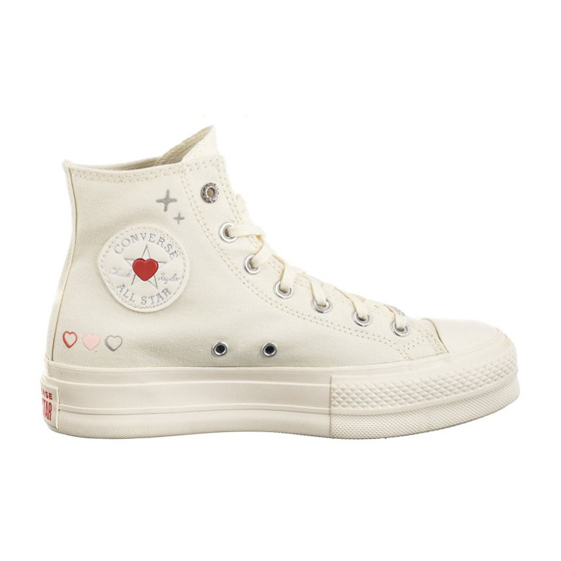 Converse CTAS Lift Hi Egret/Fever Dream/Egret A09114C (CO652-a) shoes