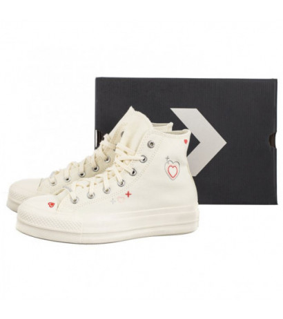 Converse CTAS Lift Hi Egret/Fever Dream/Egret A09114C (CO652-a) shoes