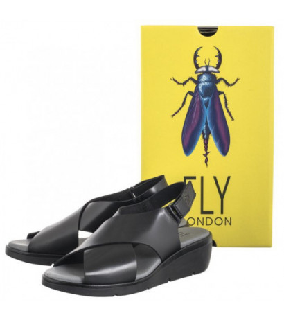 FLY London Nabi Bridle Black P145058002 (FL402-a) shoes