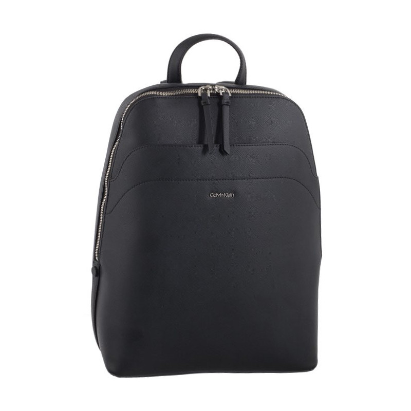 Calvin Klein Business Backpack Saffiano Black/Sand Pebble K60K611676 BEH (CK485-a) backpack