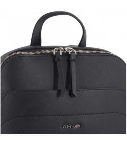 Calvin Klein Business Backpack Saffiano Black/Sand Pebble K60K611676 BEH (CK485-a) backpack