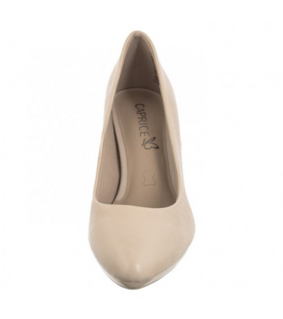 Caprice Beżowe 9-22414-42 170 Offwhite Nappa (CP403-a) high heels