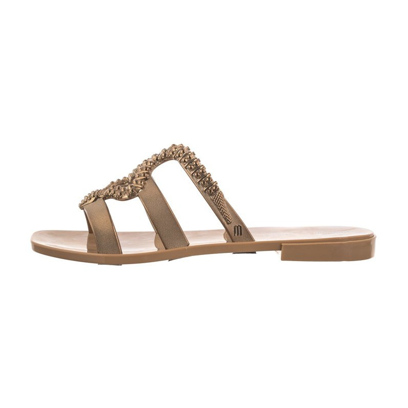 Melissa Slide+BO.BO AD 33862/AX131 Beige/Bronze (ML315-a) Women's Shoes/Flip Flops