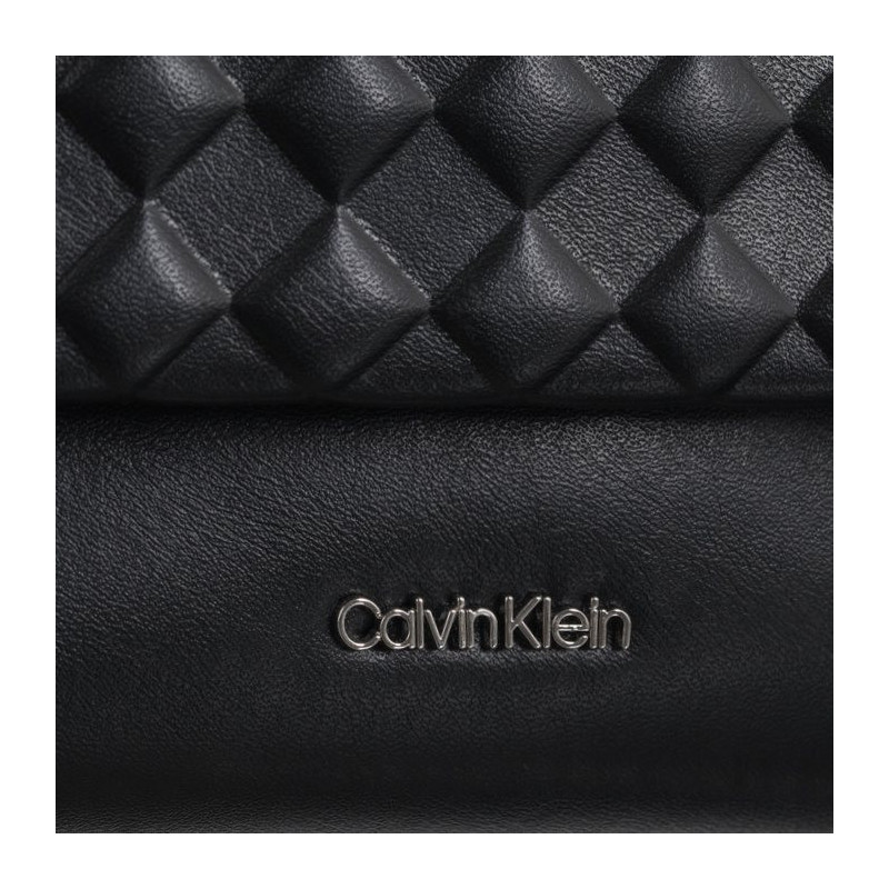 Calvin Klein Calvin Mini Quilt Mini Crossbody Black K60K611990 BEH (CK481-a) handbag