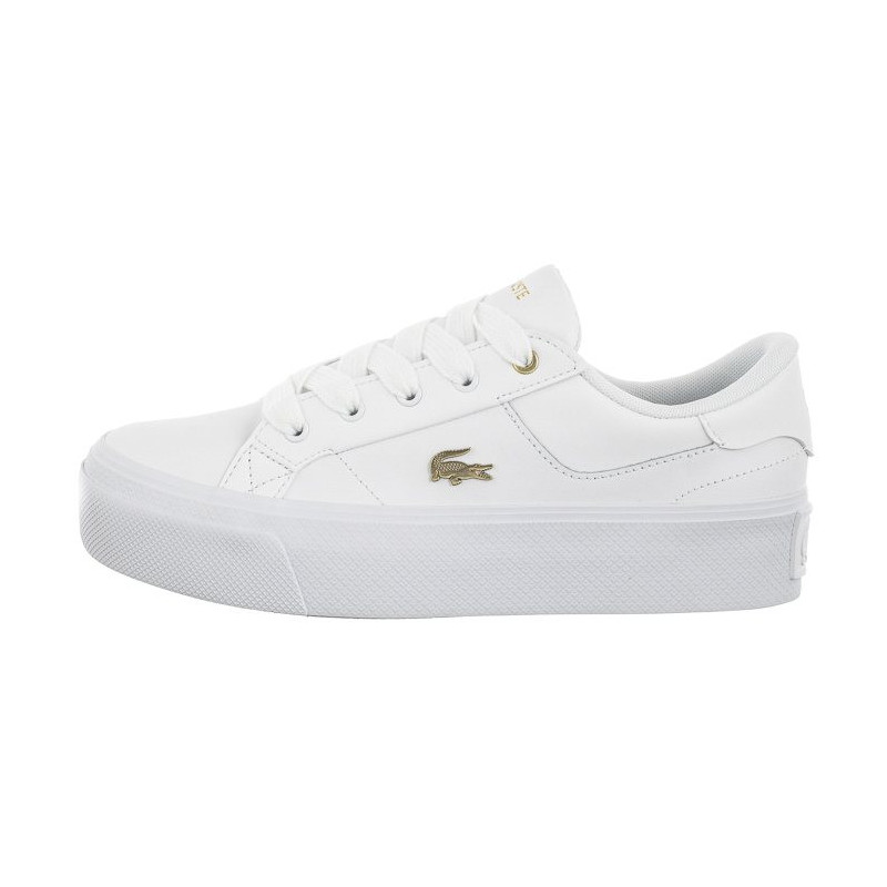 Lacoste Ziane Platform 124 2 Cfa Wht/Gld 745CFA0005.216 (LC434-b) sports Shoes