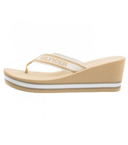 Tommy Hilfiger Hilfiger Wedge Beach Sandal Hervest Wheat FW0FW07903 ACR (TH1059-b) shoes