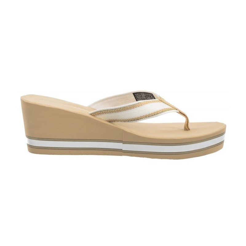 Tommy Hilfiger Hilfiger Wedge Beach Sandal Hervest Wheat FW0FW07903 ACR (TH1059-b) shoes