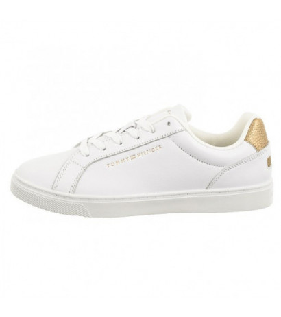 Tommy Hilfiger Essential Cupsole Sneaker White/Gold FW0FW07908 0K6 (TH1056-a) sports Shoes