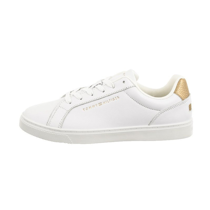 Tommy Hilfiger Essential Cupsole Sneaker White/Gold FW0FW07908 0K6 (TH1056-a) sports Shoes