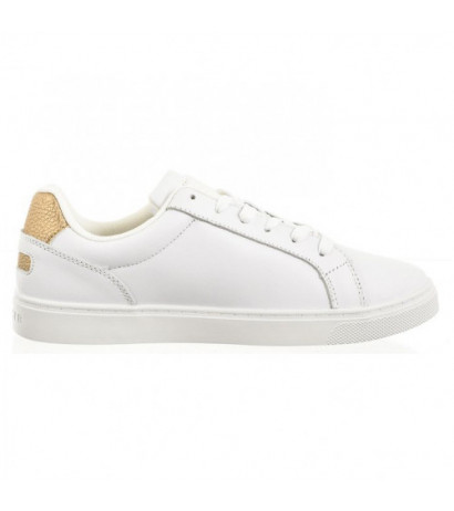 Tommy Hilfiger Essential Cupsole Sneaker White/Gold FW0FW07908 0K6 (TH1056-a) sports Shoes