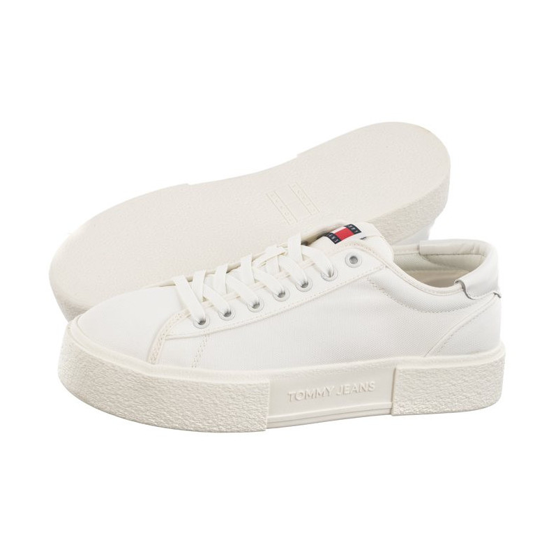 Tommy Hilfiger Tjw Foxing Flatform Sneaker Ecru EN0EN02480 YBL (TH1051-a) sports Shoes