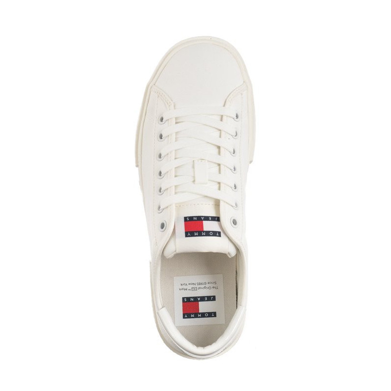 Tommy Hilfiger Tjw Foxing Flatform Sneaker Ecru EN0EN02480 YBL (TH1051-a) sports Shoes