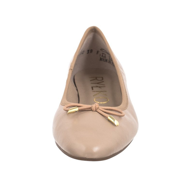 Ryłko Beżowe L1NG0___ _6NL (RY810-b) ballerinas