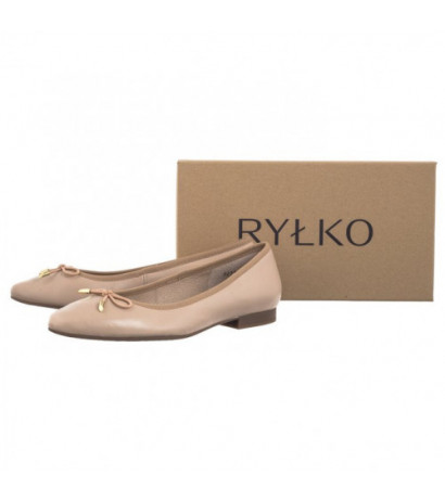 Ryłko Beżowe L1NG0___ _6NL (RY810-b) ballerinas