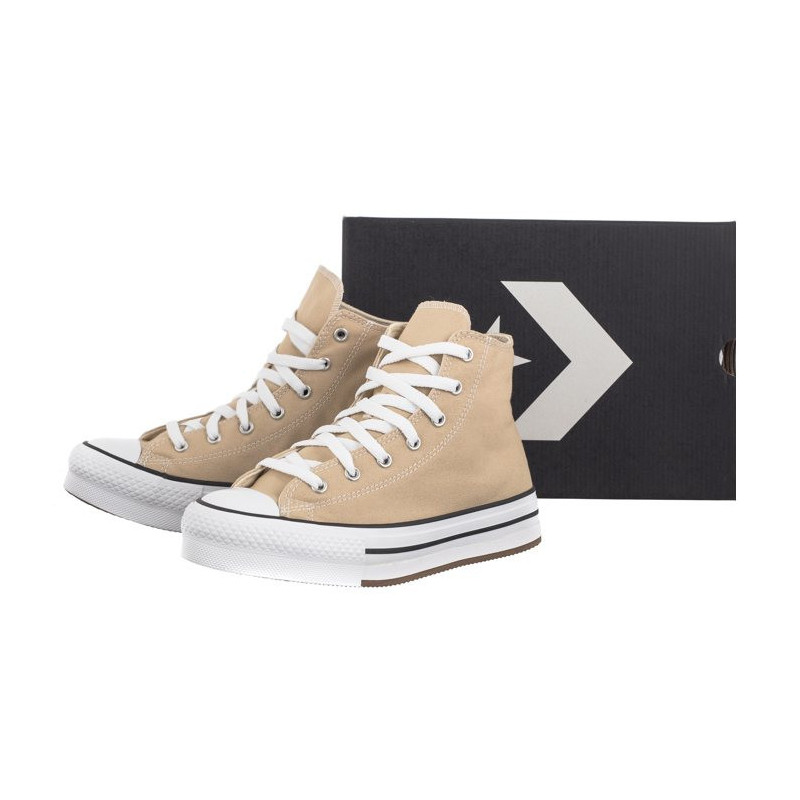 Converse CTAS Eva Lift Hi Nutty Granola/White/Black A06344C (CO660-a) shoes