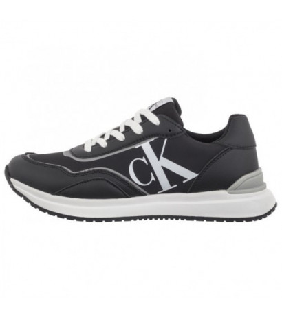 Calvin Klein Low Cut Lace-Up Sneaker V3X9-80892-1695 999 Black (CK491-a) sports Shoes