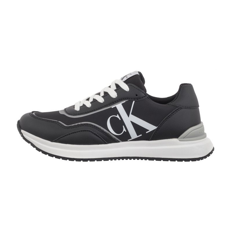 Calvin Klein Low Cut Lace-Up Sneaker V3X9-80892-1695 999 Black (CK491-a) sports Shoes