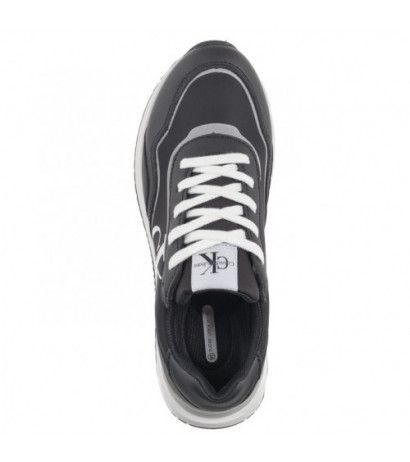 Calvin Klein Low Cut Lace-Up Sneaker V3X9-80892-1695 999 Black (CK491-a) sports Shoes