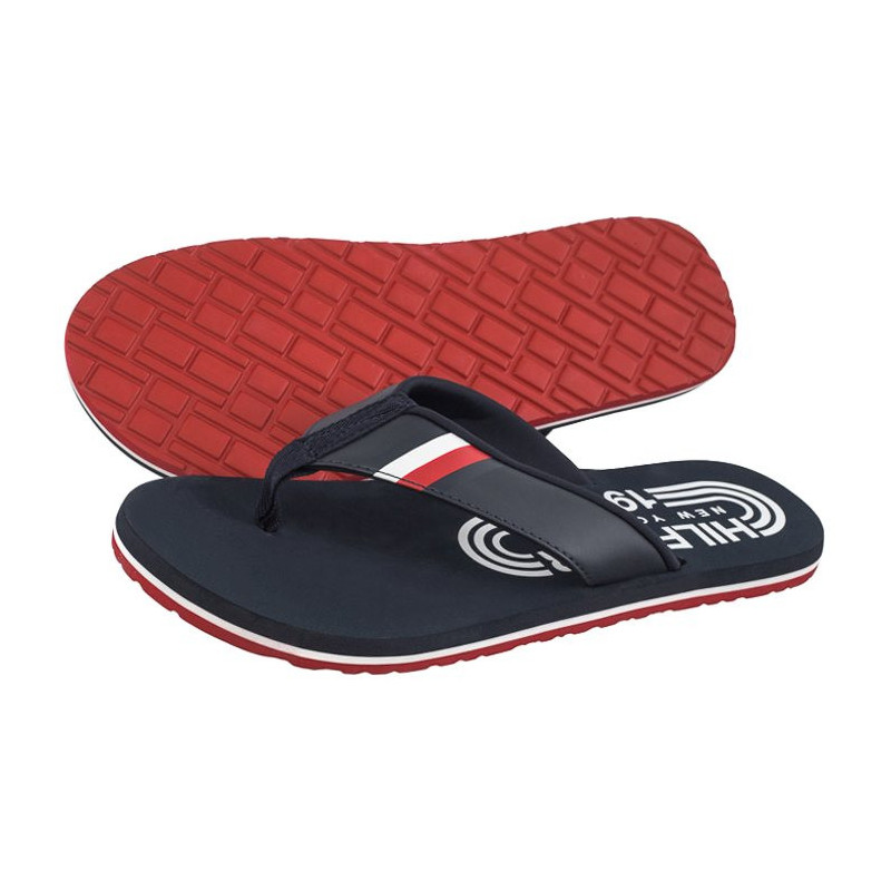 Tommy Hilfiger Hilfiger Rwb Padded Beach Sandal Desert Sky FM0FM05137 DW5 (TH1082-a) shoes