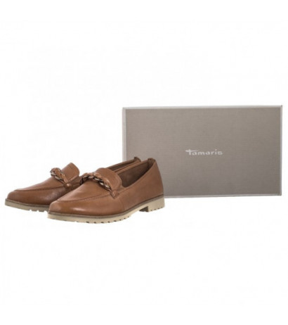 Tamaris Brązowe 1-24200-42 348 Cognac Leather (TM432-c) shoes