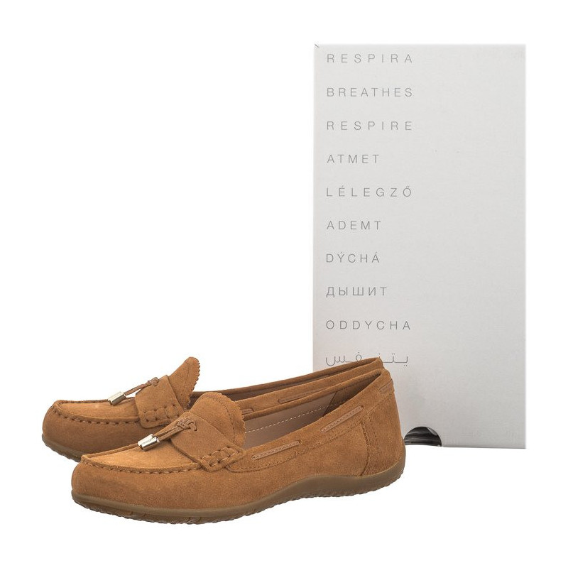 Geox D Vega Moc A Cognac D35DNA 00022 C6001 (GE160-a) shoes