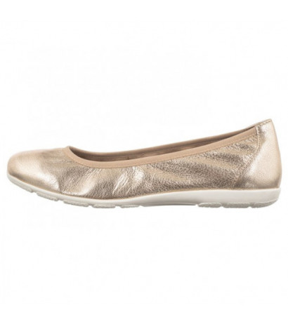 Caprice Złote 9-22150-42 959 Platin Metal (CP398-b) ballerinas