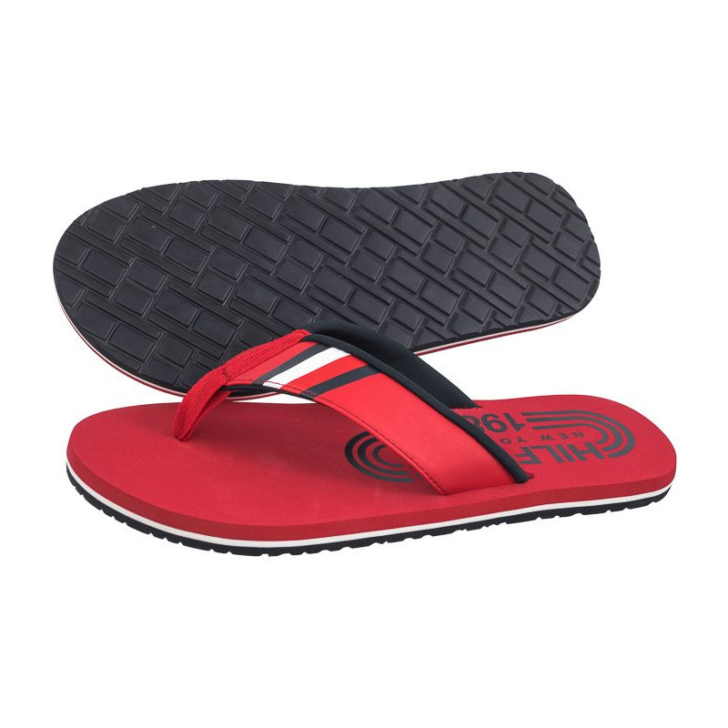 Tommy Hilfiger Hilfiger Rwb Padded Beach Sandal Primary Red FM0FM05137 XLG (TH1082-b) shoes