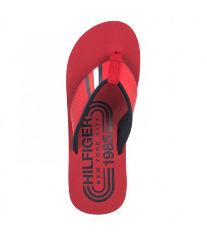 Tommy Hilfiger Hilfiger Rwb Padded Beach Sandal Primary Red FM0FM05137 XLG (TH1082-b) shoes