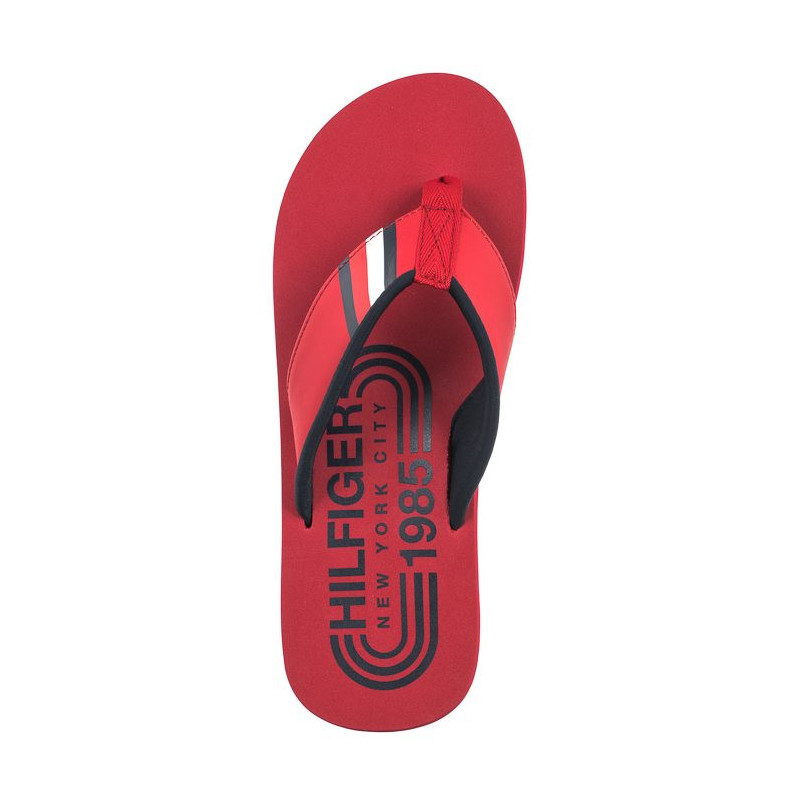 Tommy Hilfiger Hilfiger Rwb Padded Beach Sandal Primary Red FM0FM05137 XLG (TH1082-b) shoes