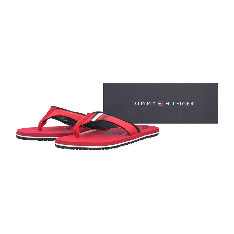 Tommy Hilfiger Hilfiger Rwb Padded Beach Sandal Primary Red FM0FM05137 XLG (TH1082-b) shoes