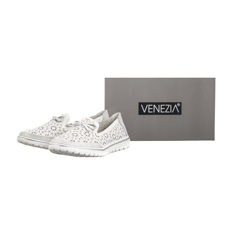 Venezia Białe 2144-1 White (VE758-a) shoes