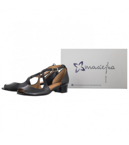 Maciejka Czarne 04509-43/00-1 (MA554-c) shoes