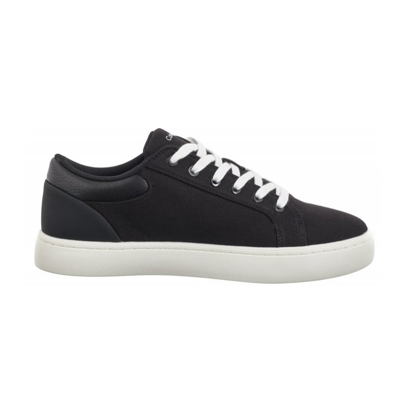 Calvin Klein Classic Cupsole Low Lth In Dc Black/Bright White YM0YM00976 0GM (CK495-a) sports shoes